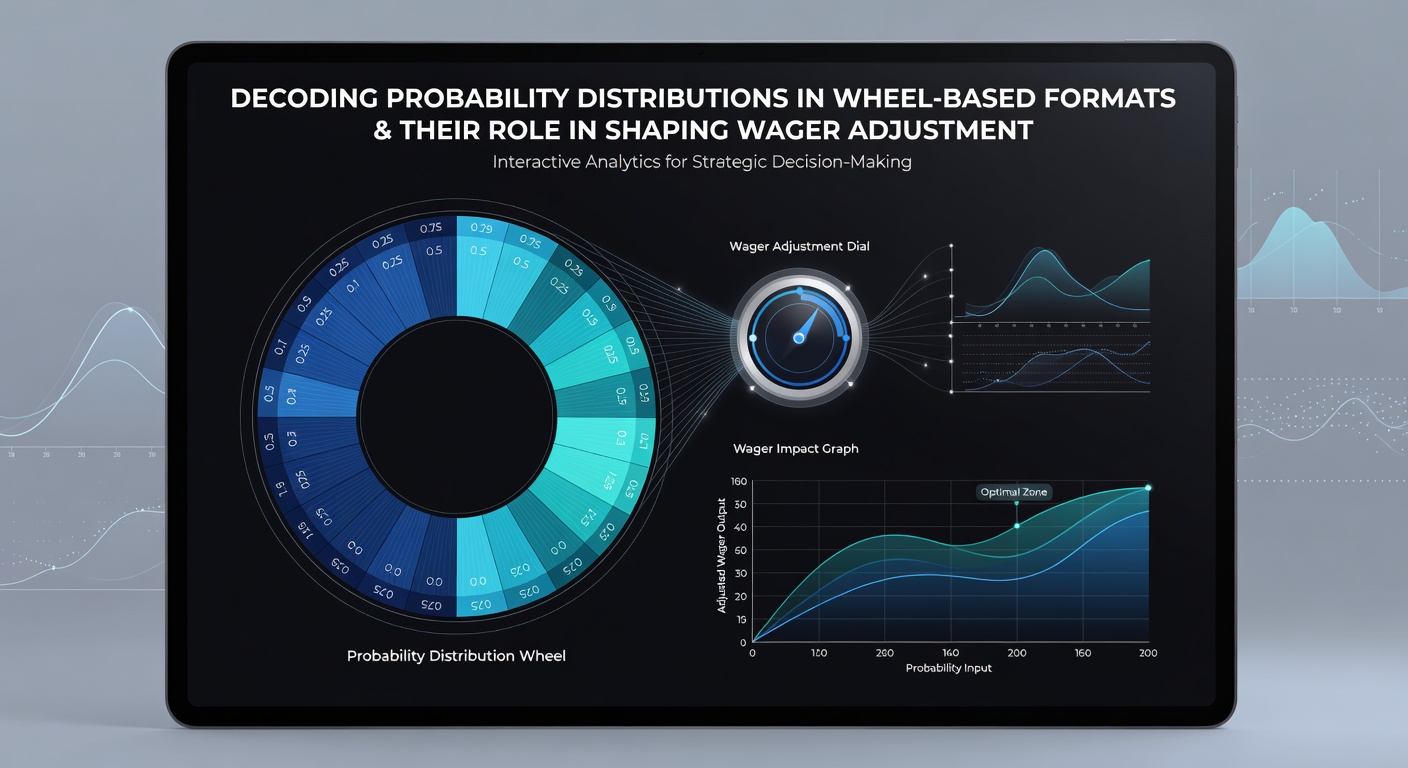 Mobile interface showing wager adjustment sliders influenced by wheel probability metrics