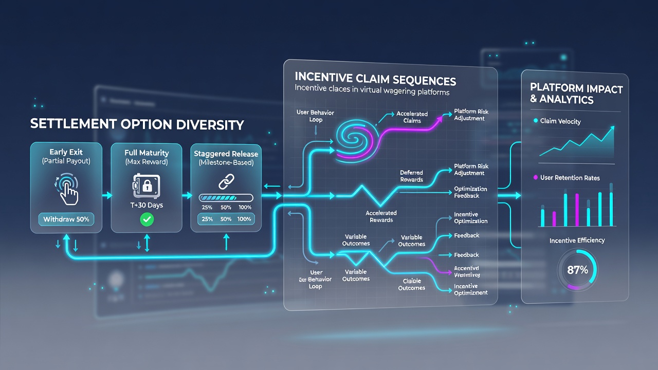 Analytics dashboard showing settlement method impact on claim progression timelines
