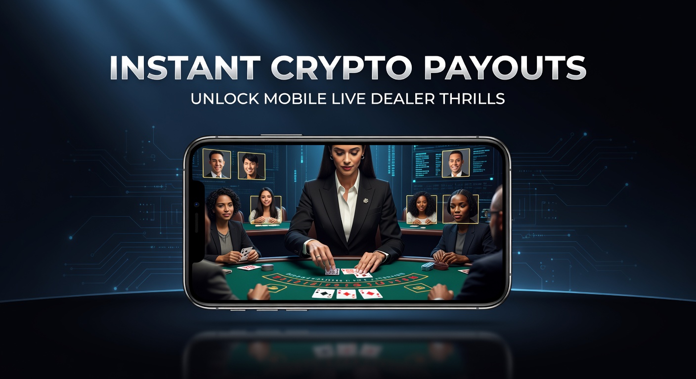 Close-up of a smartphone in hand during a live baccarat game, with crypto transaction speeding across the screen in real-time