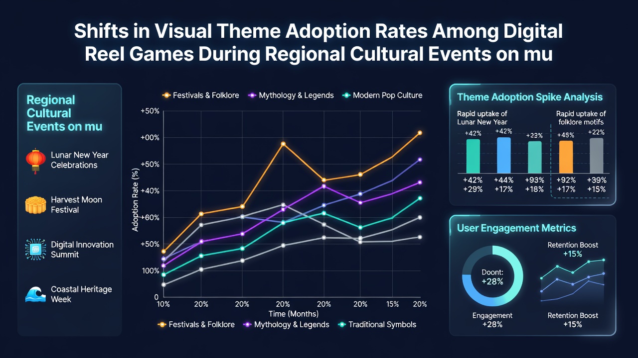 Analytics dashboard showing theme adoption rates during cultural events on interconnected state gaming networks